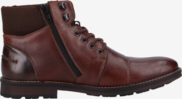 Bottines à lacets Rieker en marron