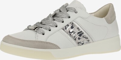Sneaker bassa ARA di colore beige chiaro / grigio / nero / argento / bianco, Visualizzazione prodotti