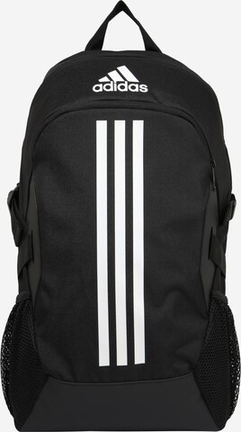 Sac à dos de sport 'Power 5' ADIDAS PERFORMANCE en noir : devant