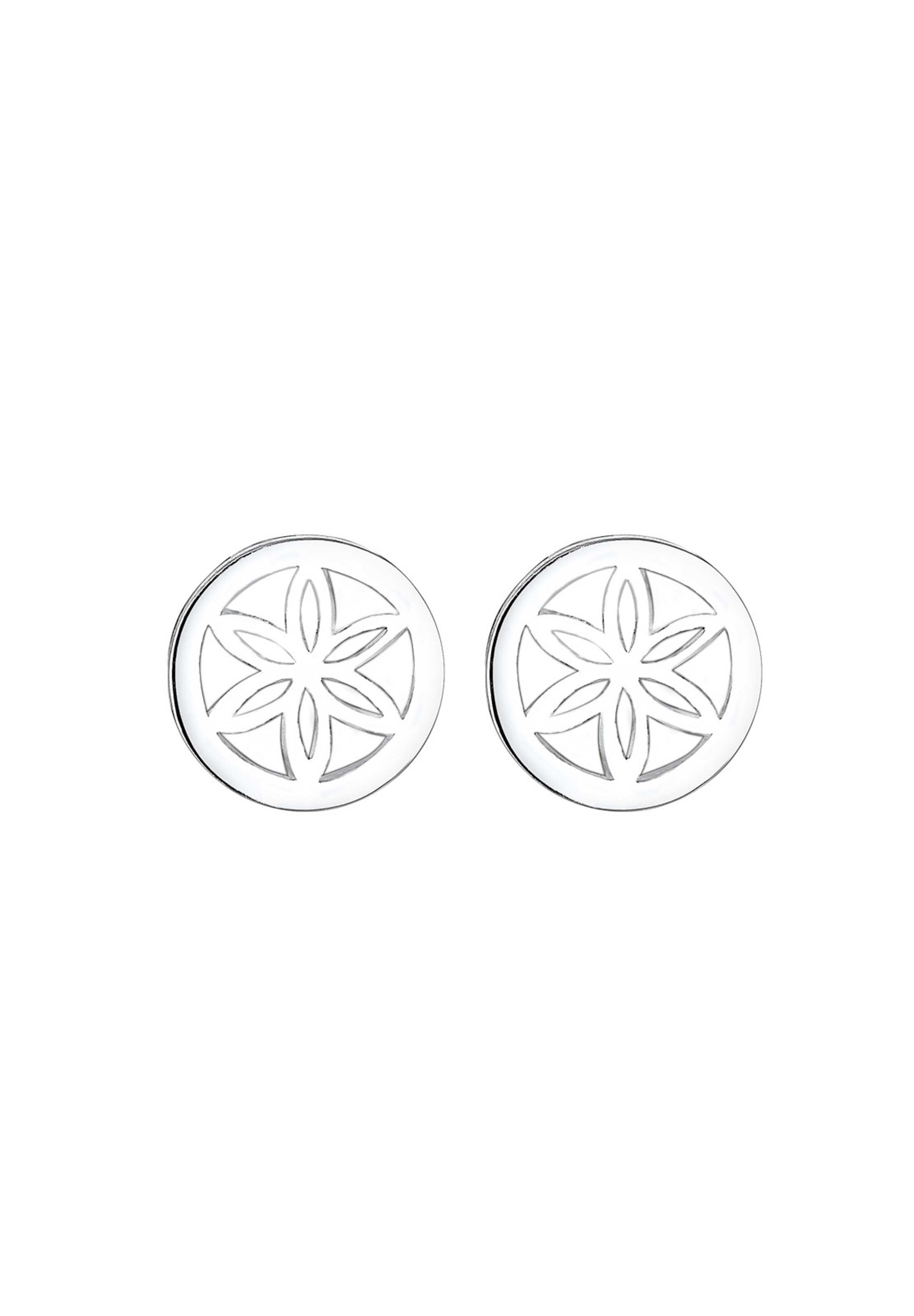 ELLI Earrings 'Blume' in Silver