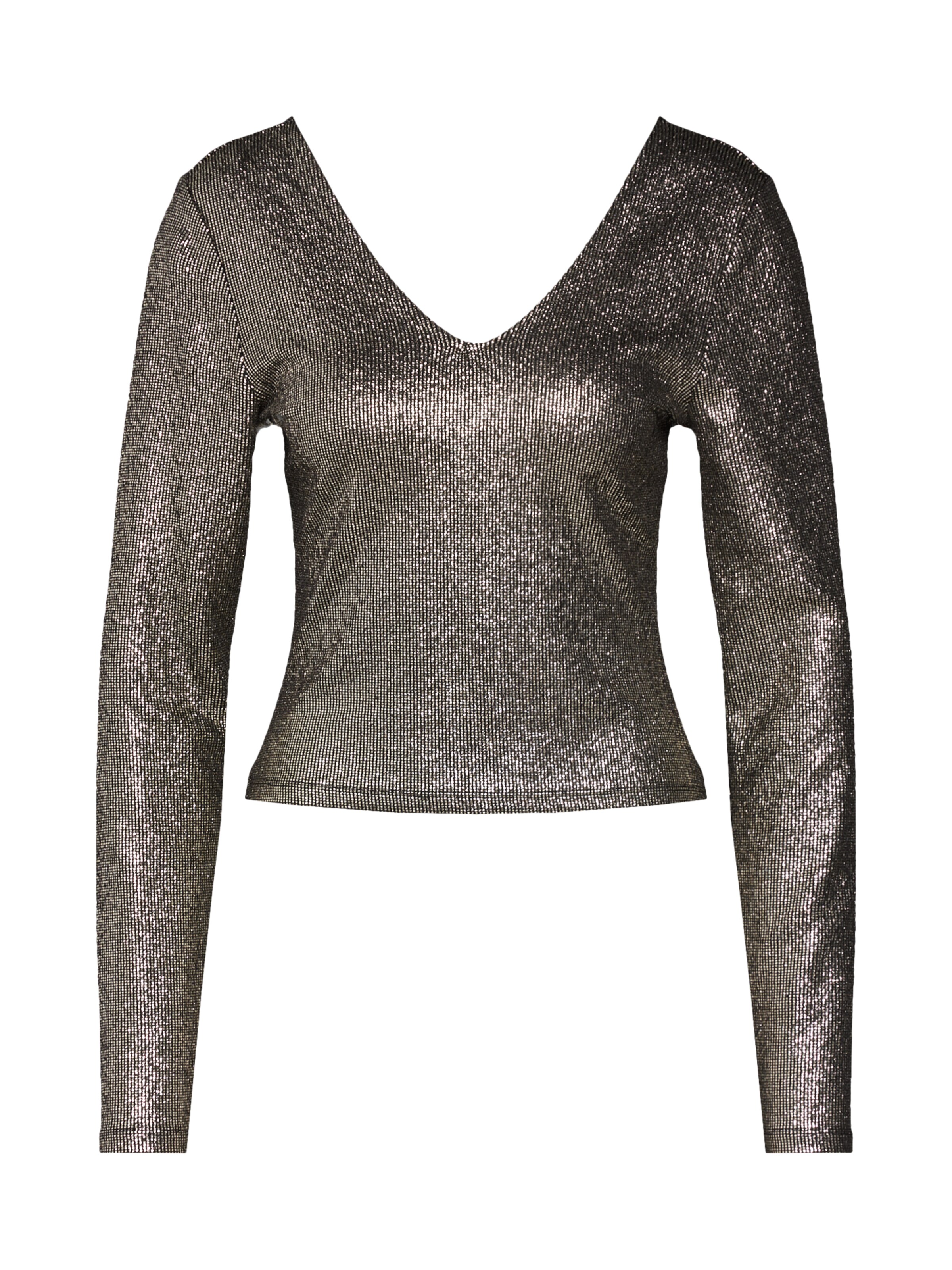 ONLY Shirt 'ALESSA' in de kleur Goud / Zwart: Vooraanzicht