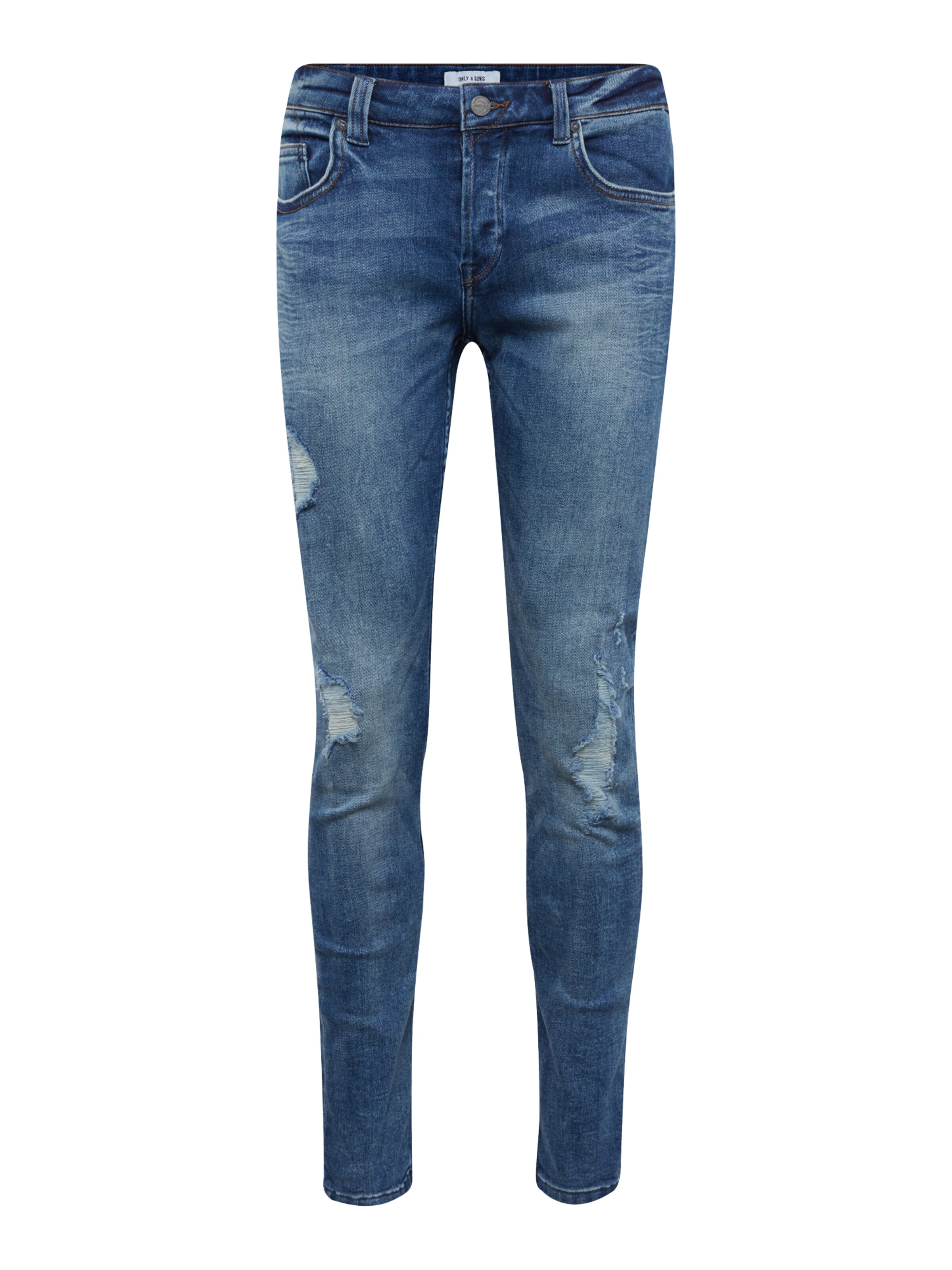 Only & Sons - Jeans 'onsLOOM BLUE WASHED LD PK 0897' in de kleur Blauw denim