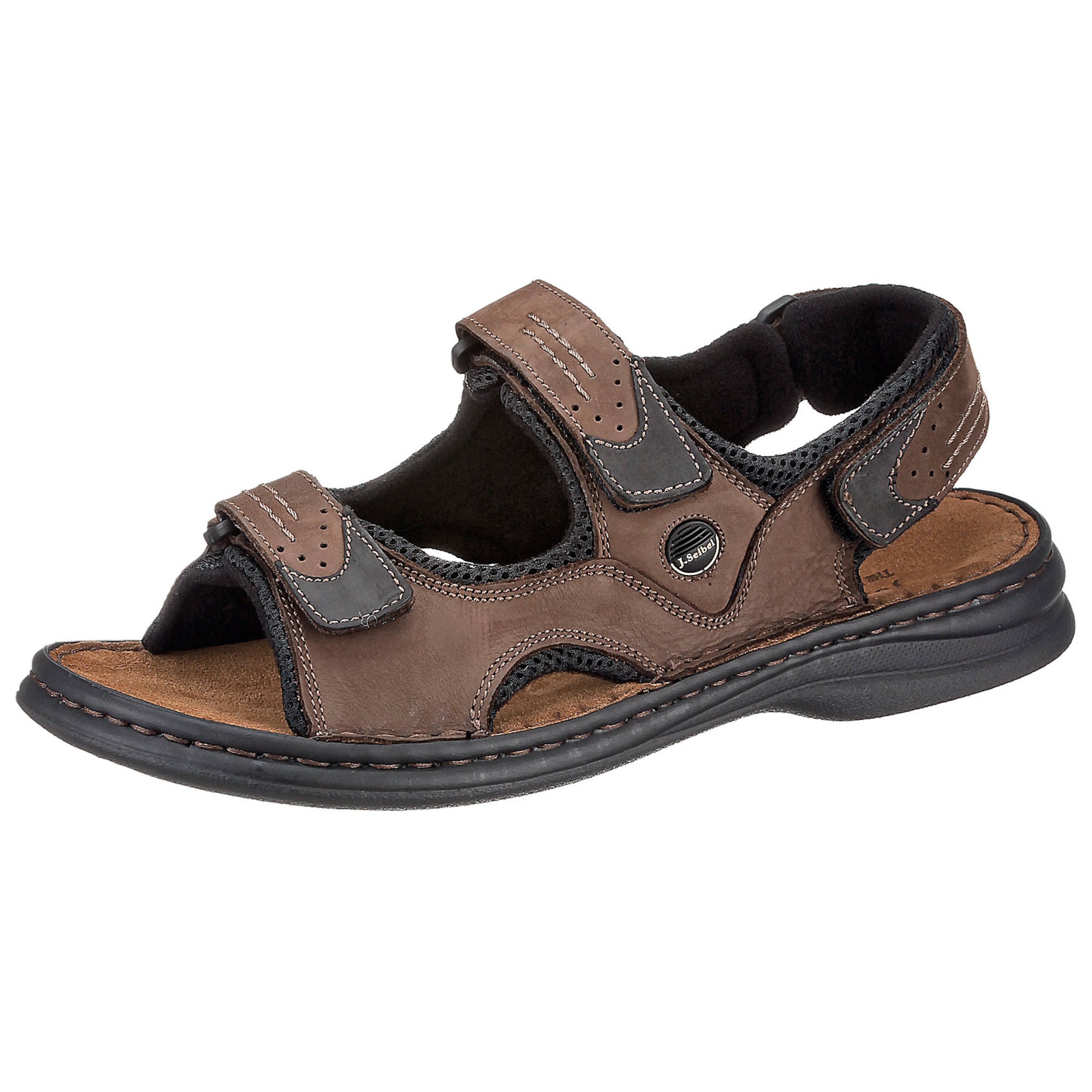 JOSEF SEIBEL Sandalen 'Franklyn' in Bruin: voorkant