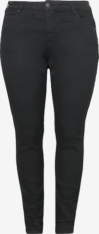 Zizzi Slimfit Jeans 'AMY' in Schwarz: predná strana