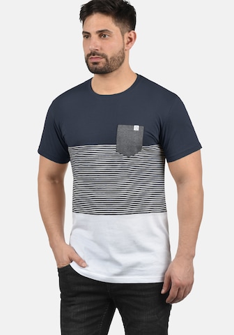 !Solid Rundhalsshirt 'Malte' in Blau: predná strana