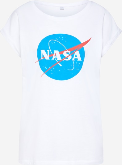 Merchcode T-shirt 'Nasa Insignia' en bleu / rouge / blanc, Vue avec produit