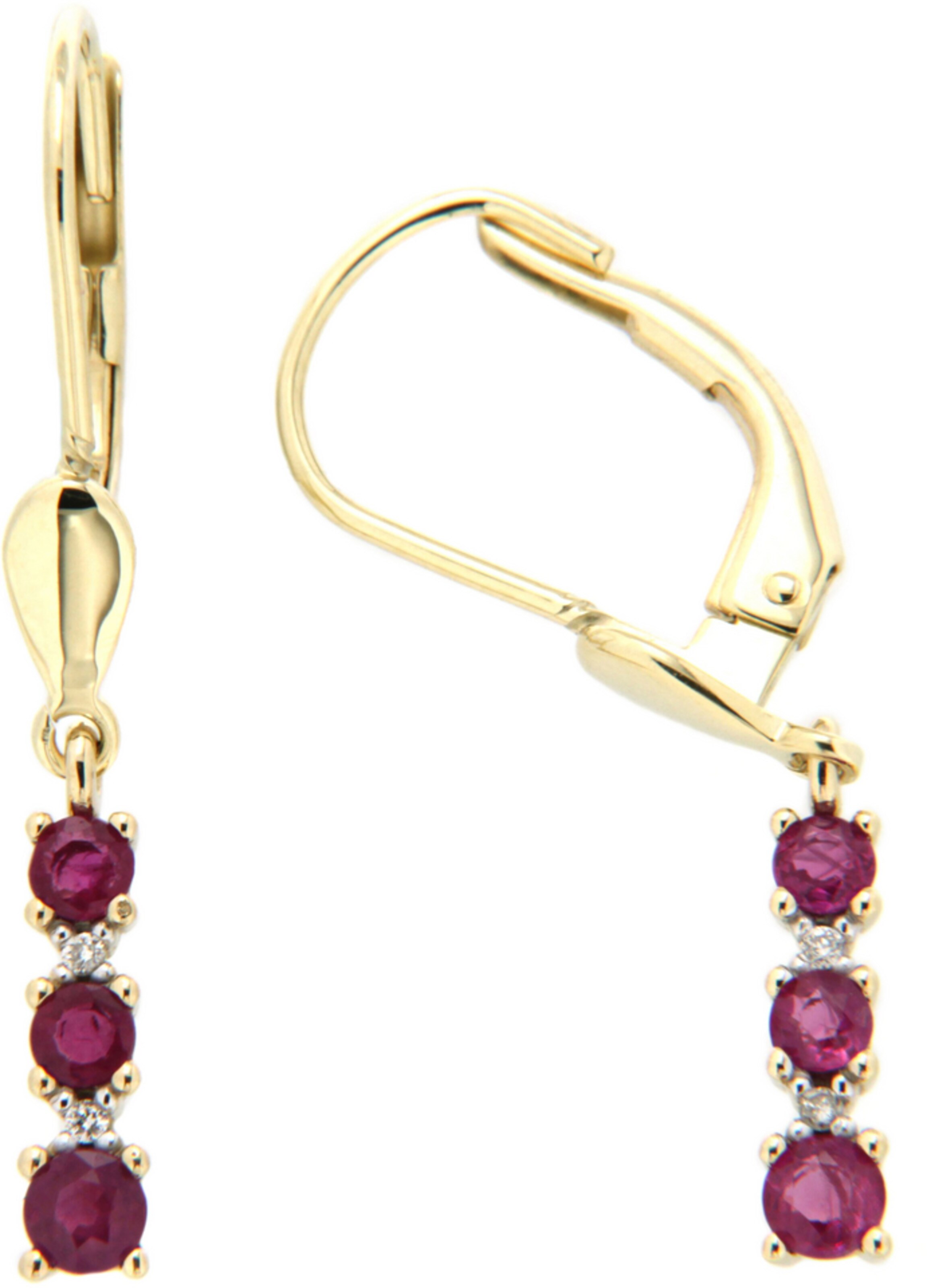 VIVANCE Ohrringe in Gold: Vorderseite