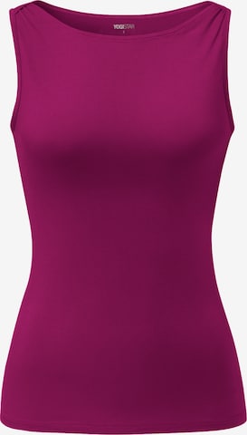 YOGISTAR.COM Performance Shirt 'Ala' in Purple: front