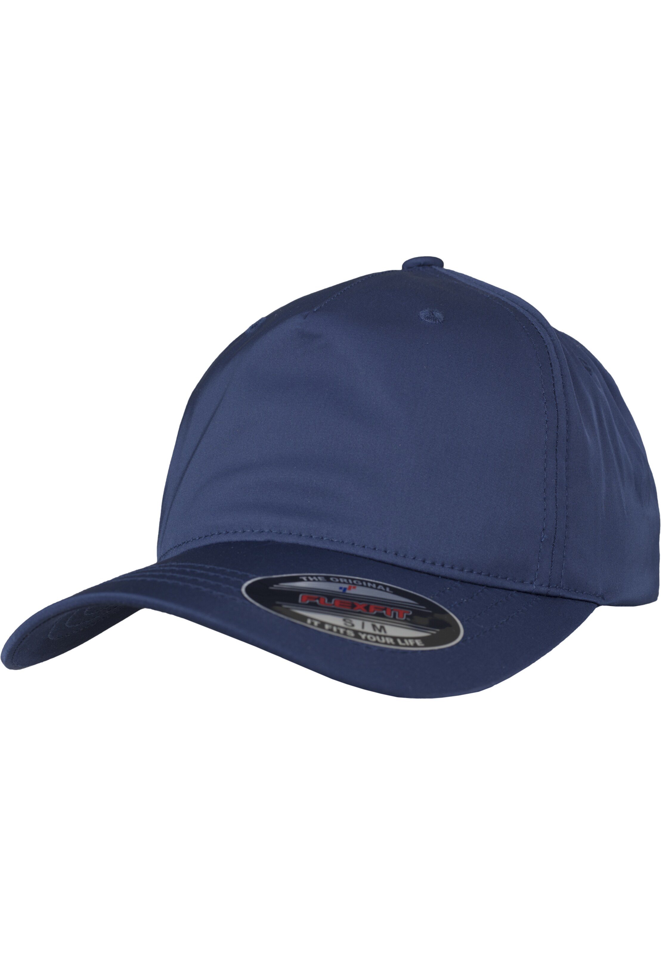 Flexfit Cap in Blau: Vorderseite