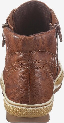 GABOR Lace-Up Ankle Boots in Brown