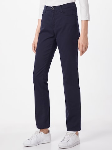 Regular Pantalon chino 'Carola' BRAX en bleu : devant