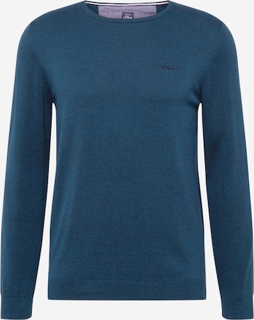 s.Oliver Pullover in Blau: predná strana