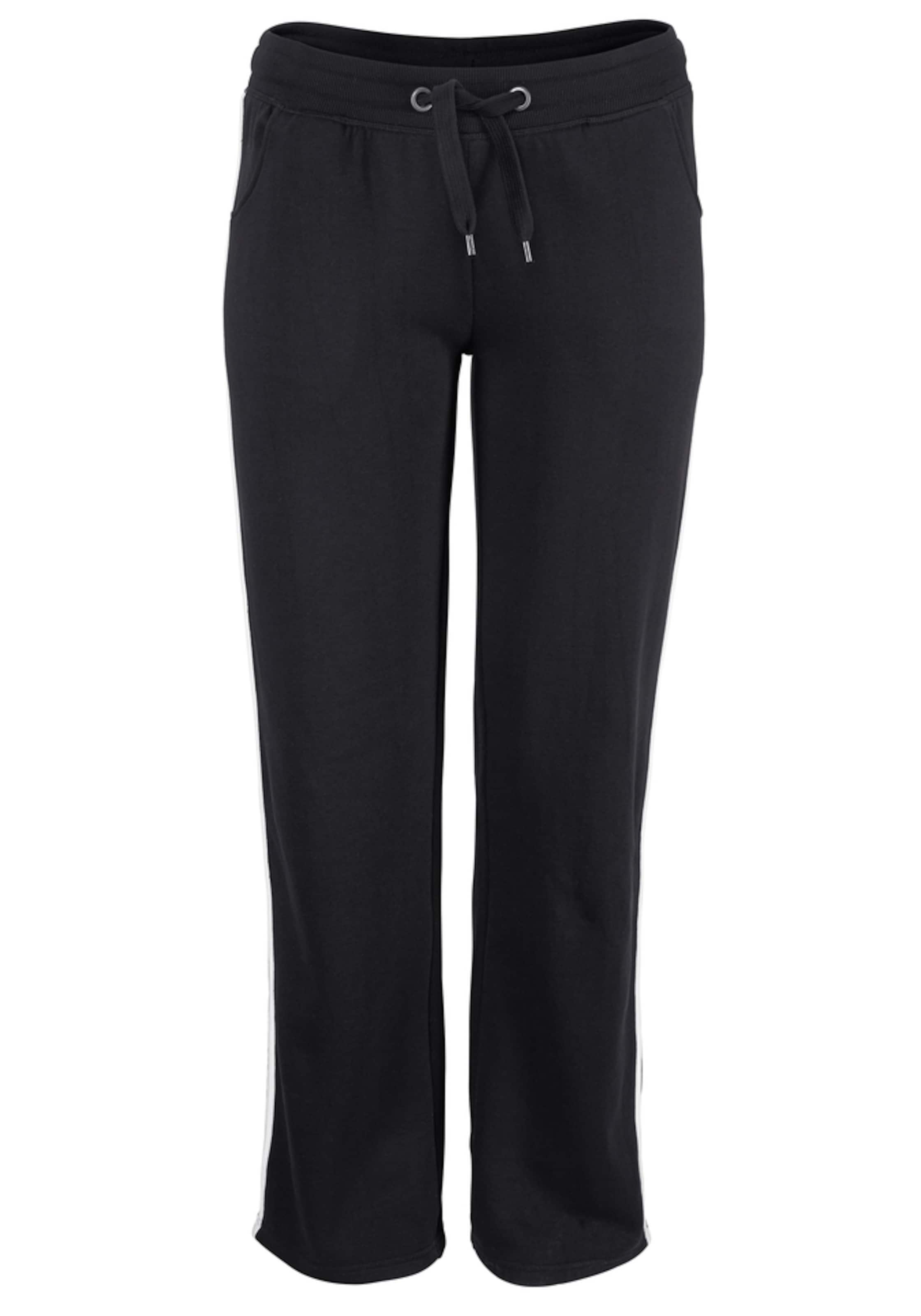 H.I.S Regular Jogginghose in Schwarz: Vorderseite