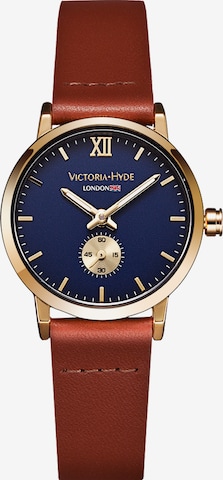 Victoria Hyde Analoog horloge 'London Eyes' in Bruin: voorkant