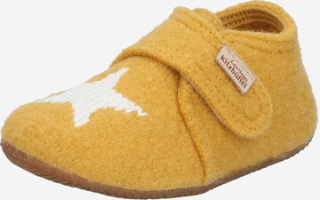 Living Kitzbühel Slippers in Yellow: front