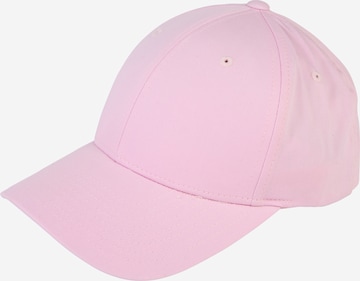 Cappello da baseball 'Curved Classic' di Flexfit in rosa: frontale