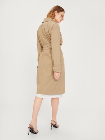 EDITED Between-Seasons Coat 'Romy' in Beige: back