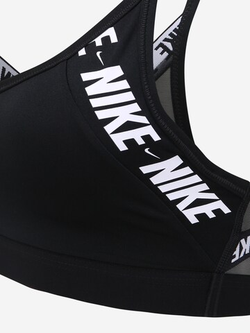 NIKE - Soutien Bustier Soutien de desporto em preto