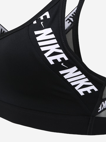 NIKE Bustier Sportmelltartók - fekete