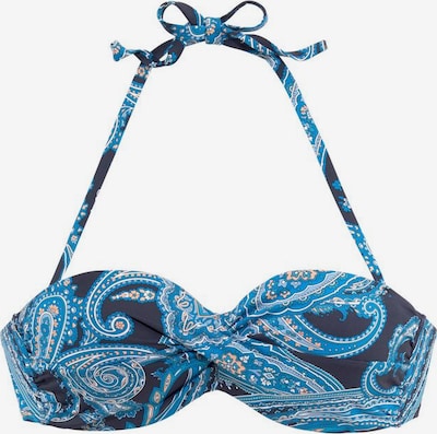 LASCANA Hauts de bikini 'Boho' en bleu marine, Vue avec produit