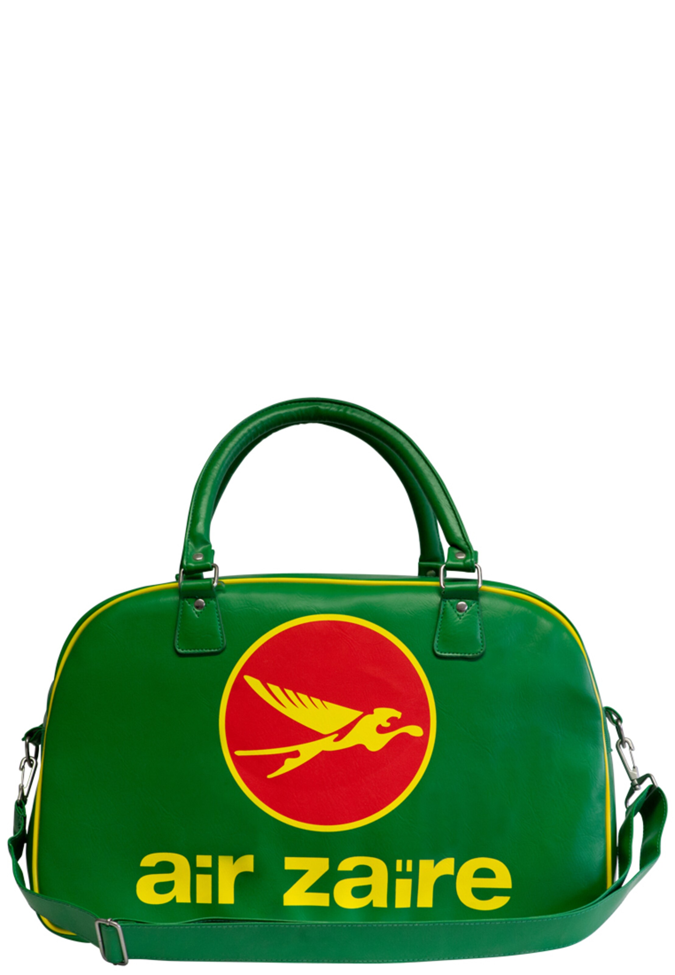 LOGOSHIRT Schoudertas 'Air Zaire - Airlines' in Groen: voorkant