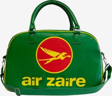 LOGOSHIRT Crossbody Bag 'Air Zaire - Airlines' in Green: front