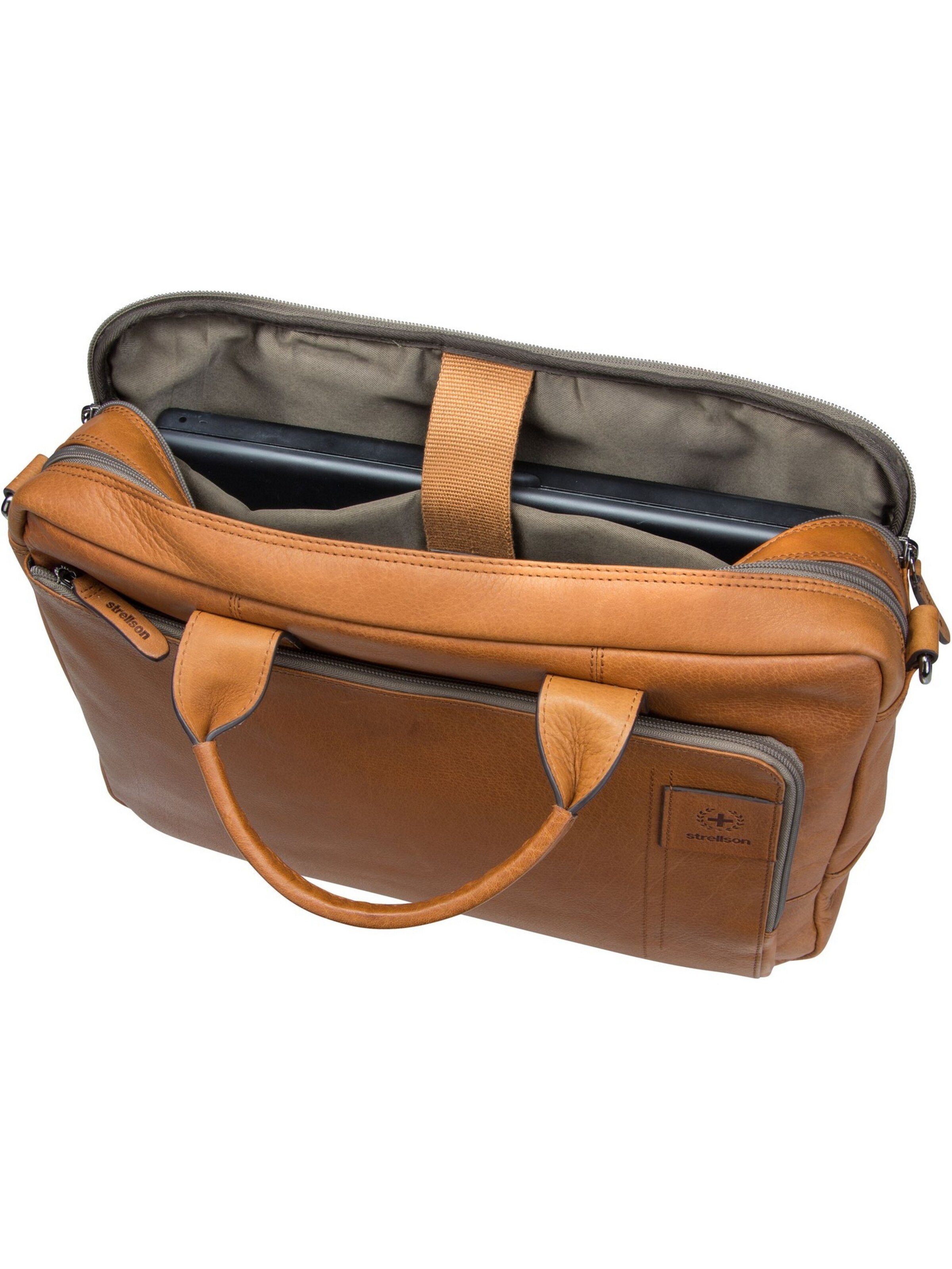 STRELLSON - Pasta 'Hyde Park' em castanho