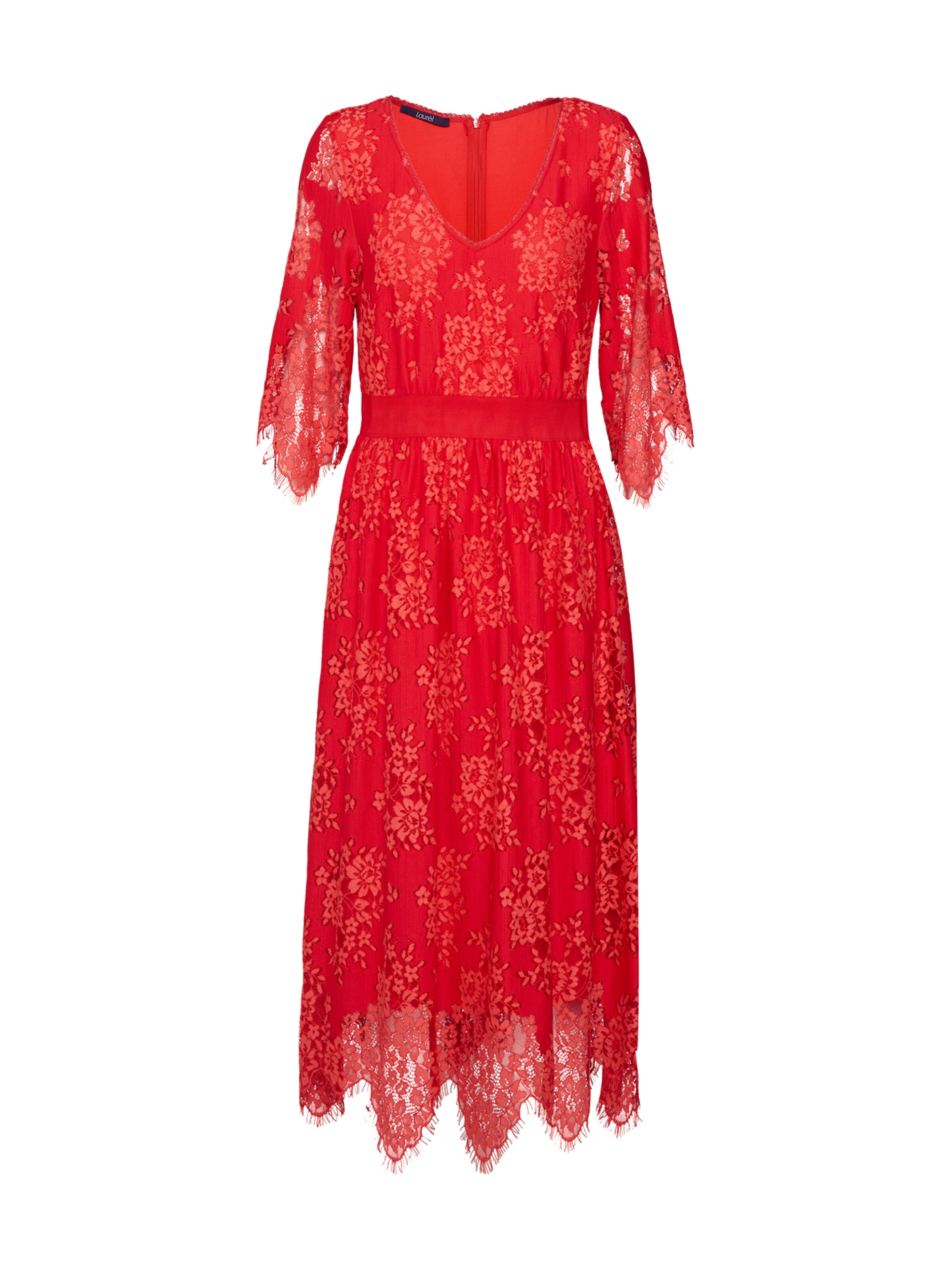 LAUREL - Jurk '11023' in de kleur Rood