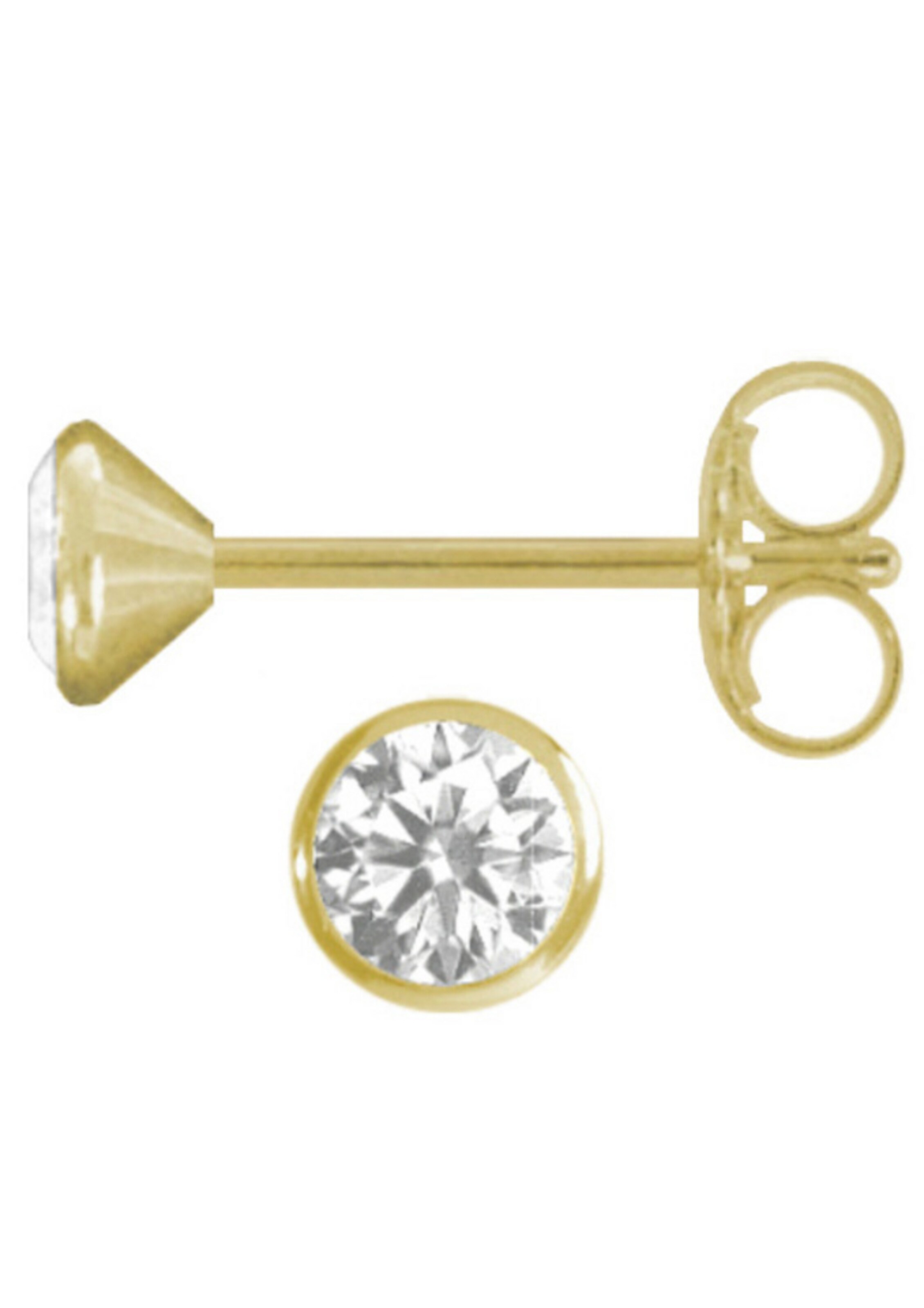 FIRETTI Ohrringe in Gold: Vorderseite