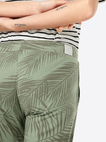 Effilé Pantalon 'La Palma' Iriedaily en vert