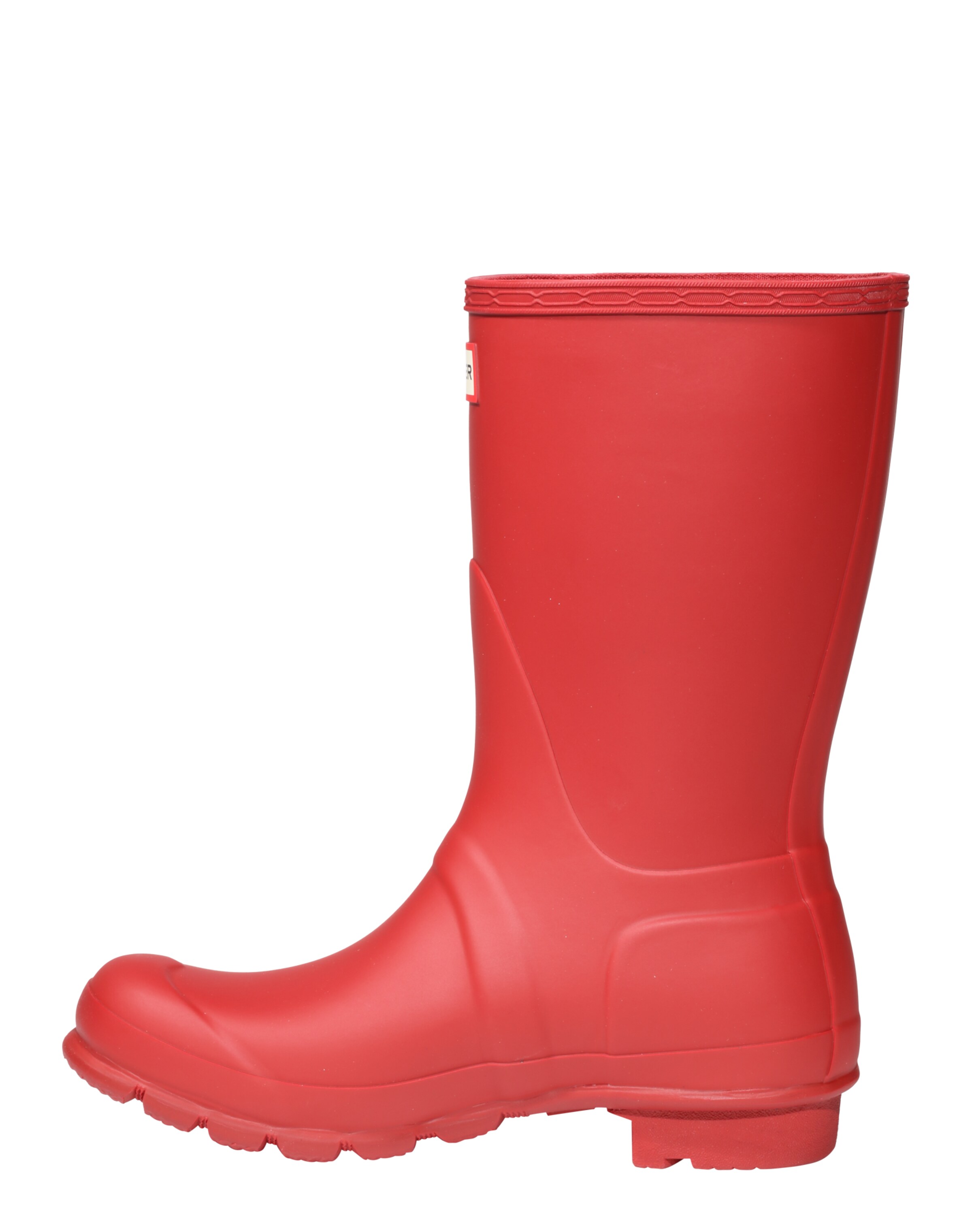 HUNTER Gumáky - Červená: bočná strana
