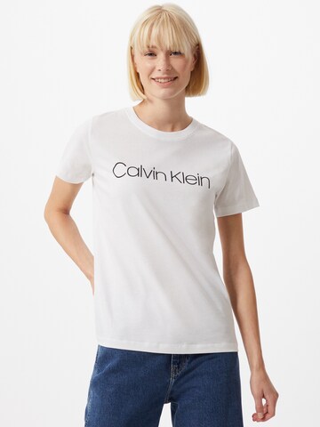 Maglietta di Calvin Klein in bianco: frontale