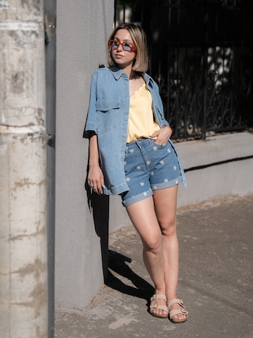 Flower Denim Look by ONLY