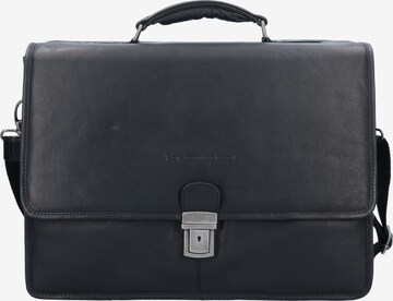 The Chesterfield Brand Document Bag in Black: front