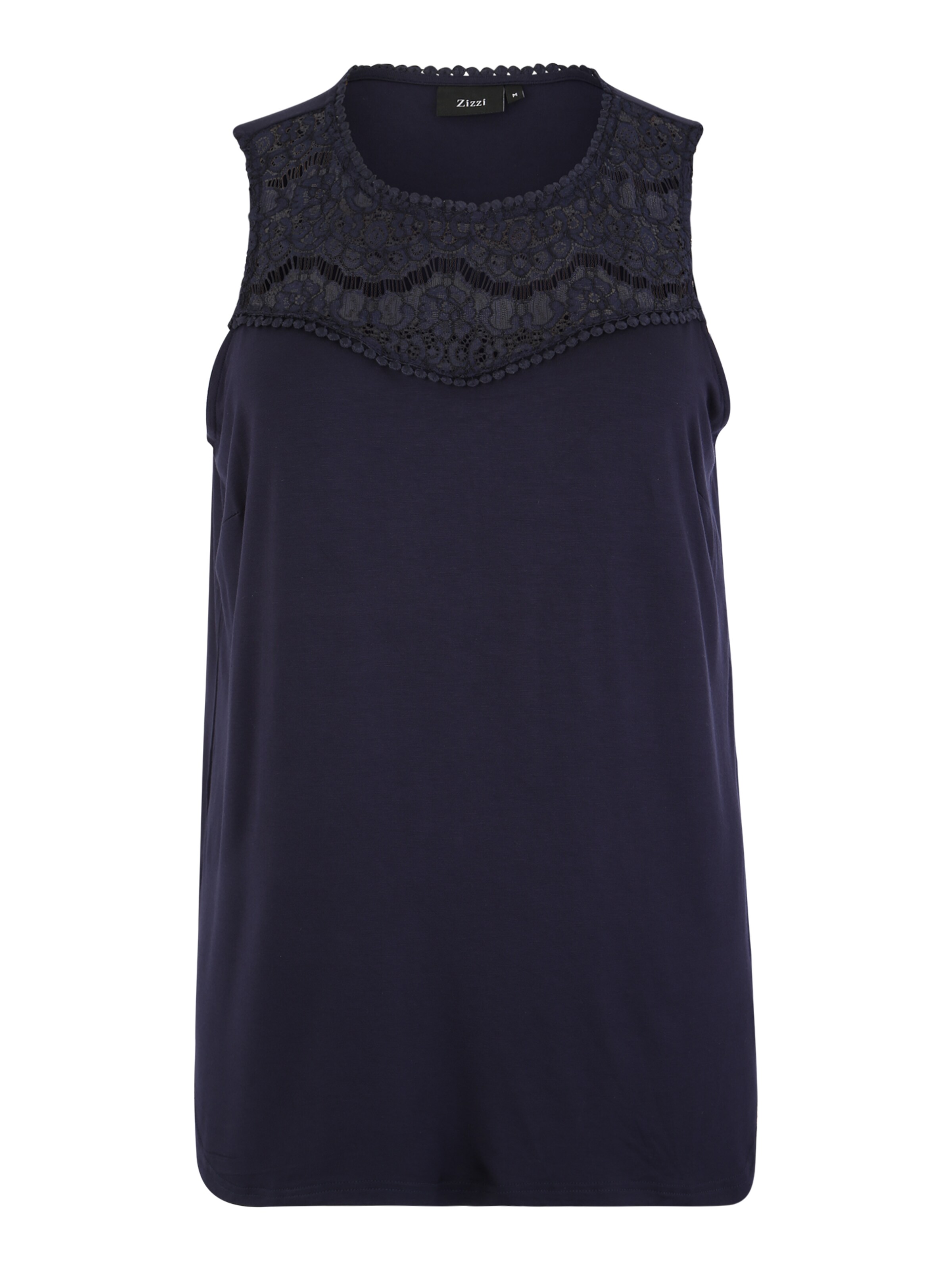 Zizzi - Top 'Msamantha' in de kleur Donkerblauw