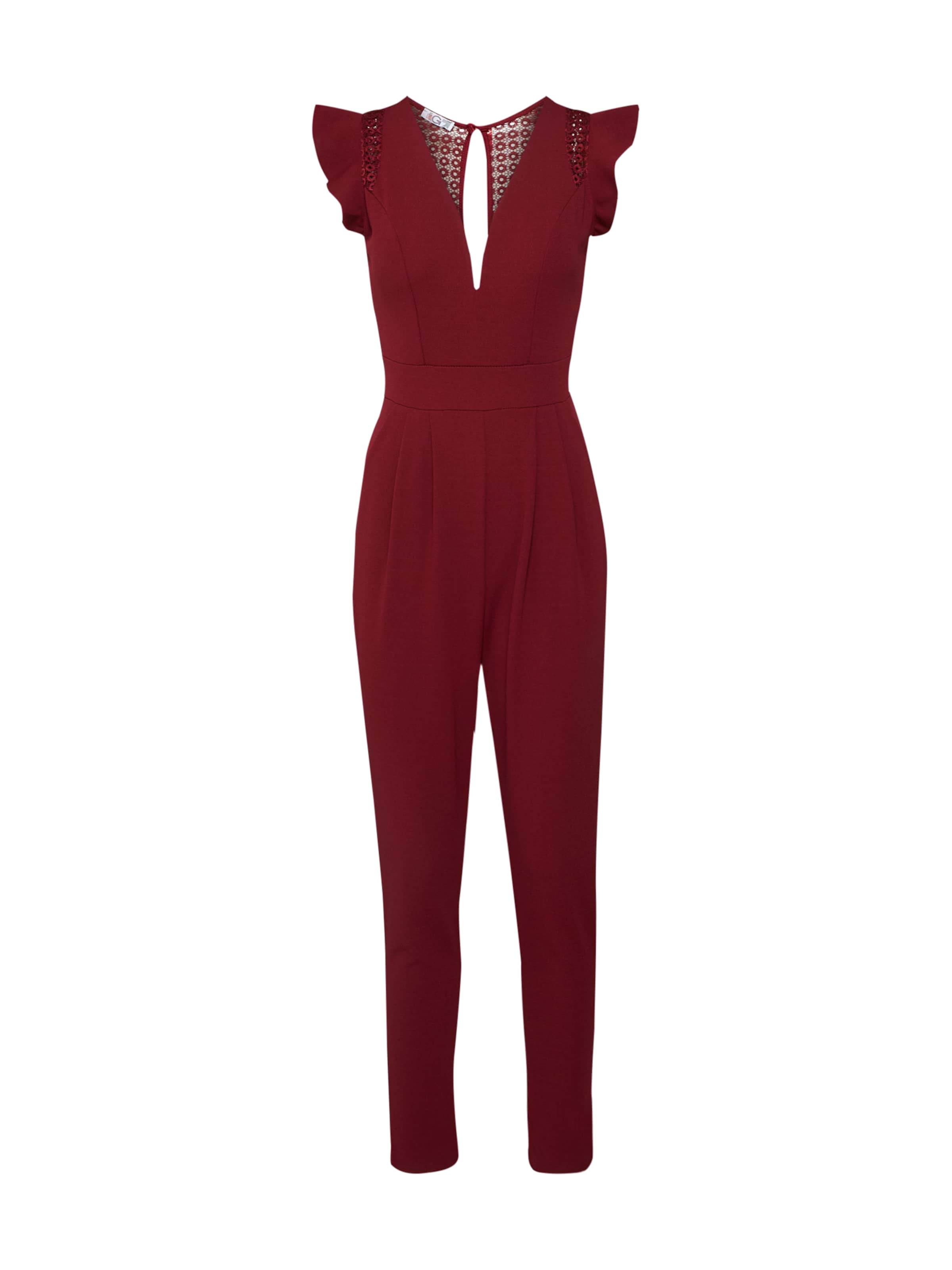 WAL G. Jumpsuit in Red: front