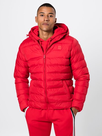 Urban Classics Winterjas 'BASIC BUBBLE' in Rood: voorkant