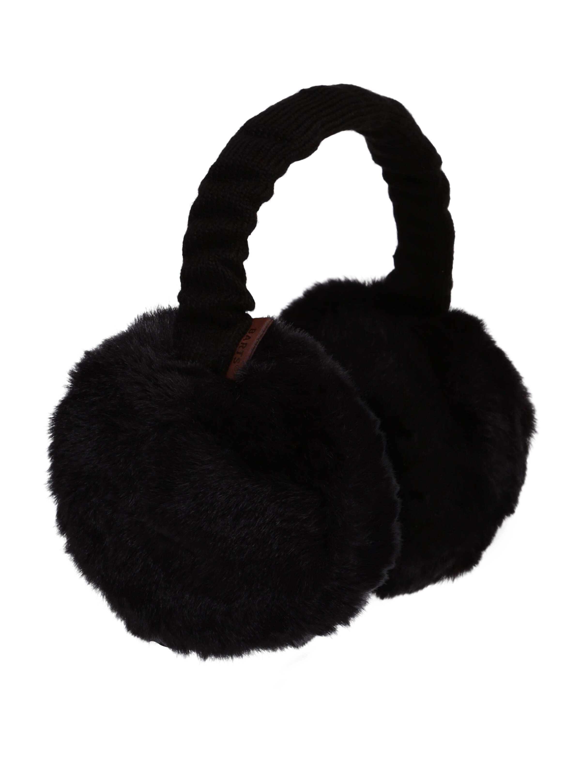 Barts - Oorwarmers 'Plush' in de kleur Zwart
