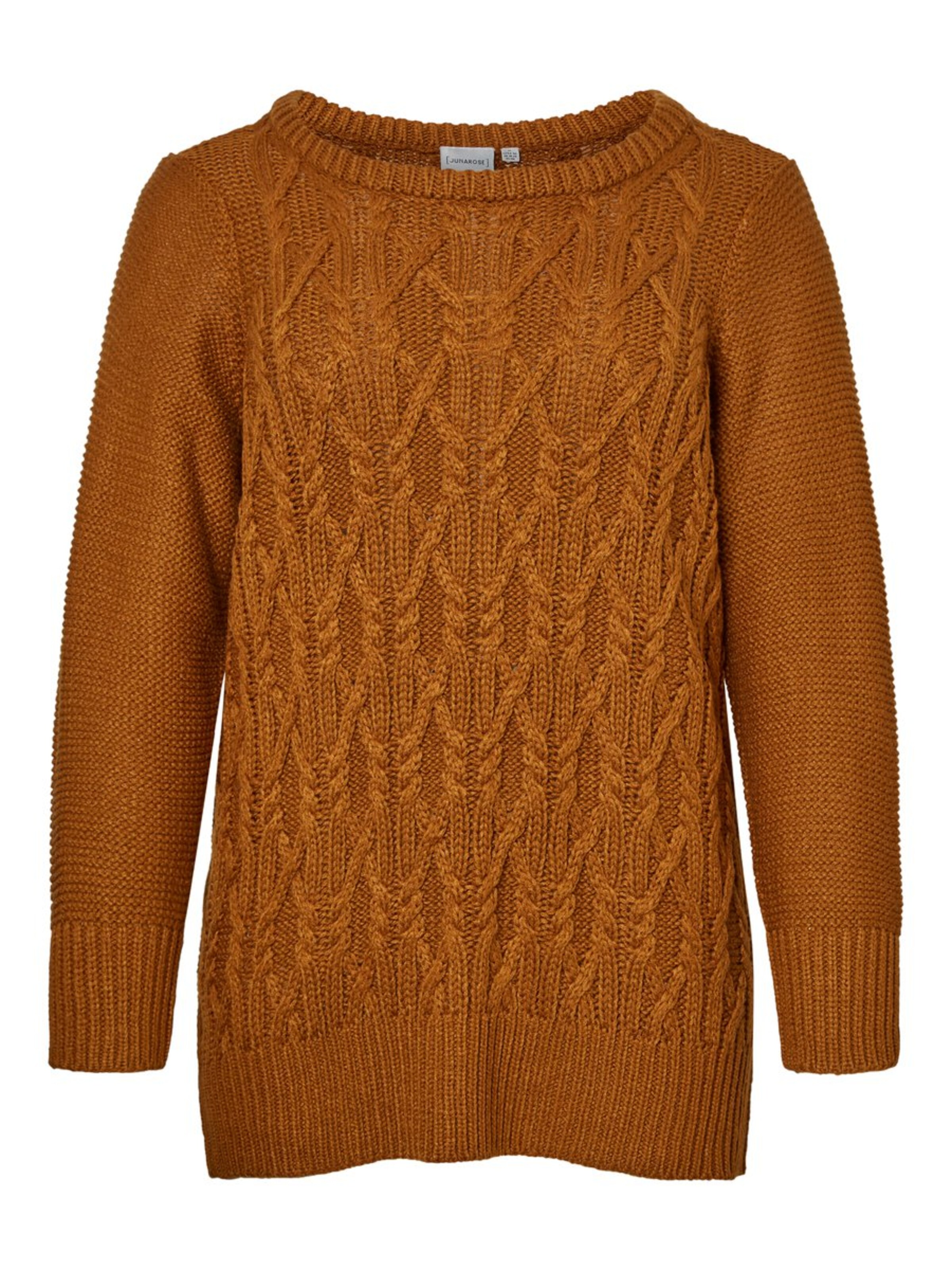 Junarose - Trui in de kleur Karamel