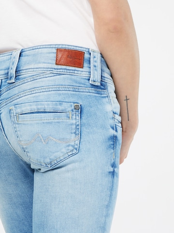 Coupe slim Jean 'Gen' Pepe Jeans en bleu