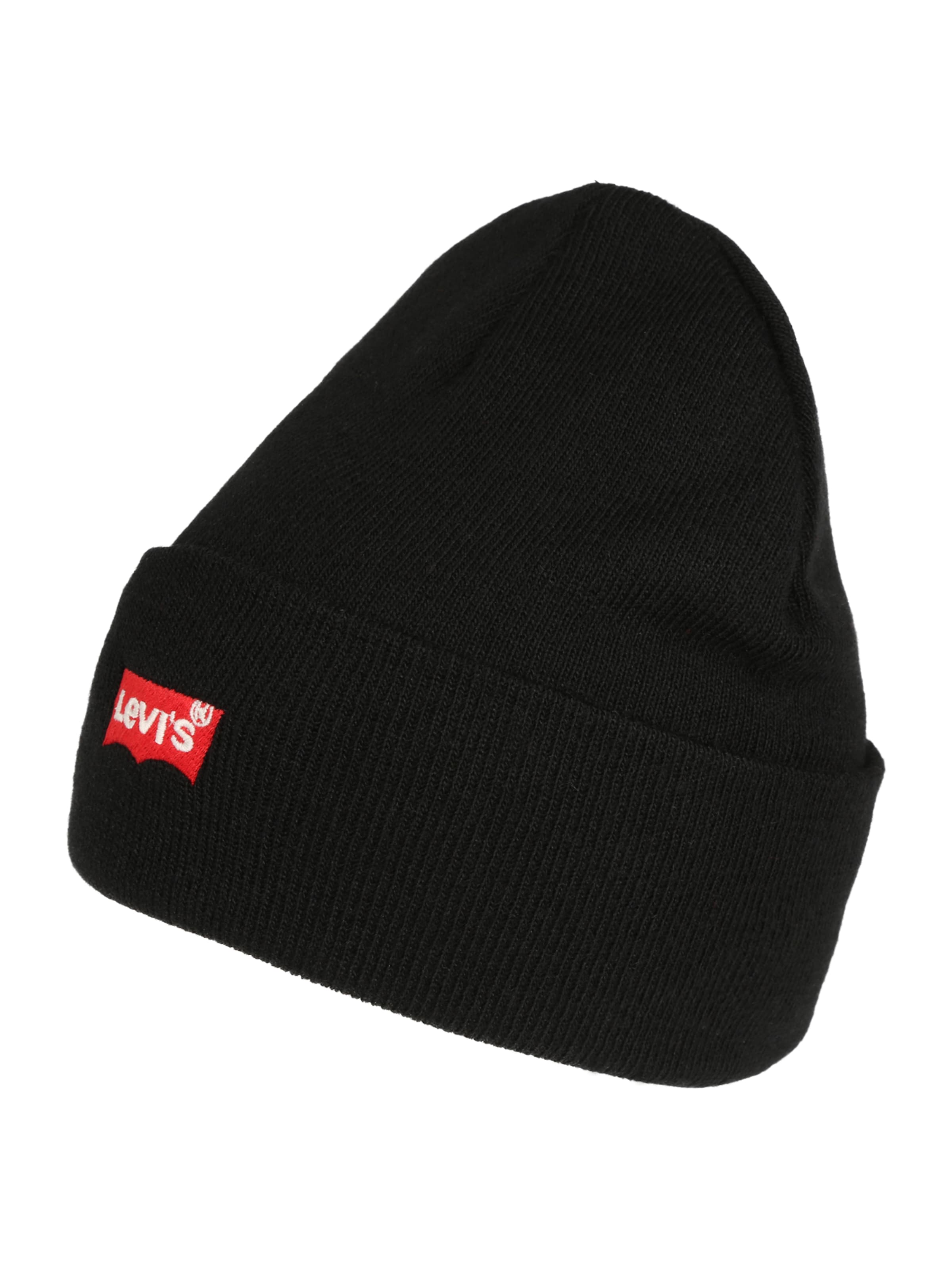 Bonnet 'Red Batwing' LEVI'S ® en noir : devant