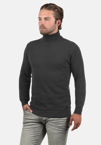 !Solid Rollkragenpullover 'Karlos' in Grau: predná strana