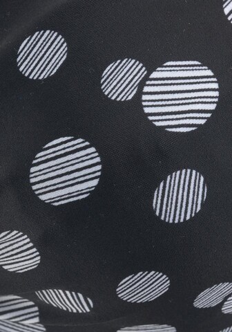 LASCANA T-shirt Bikiny 'Wire Glue' – černá