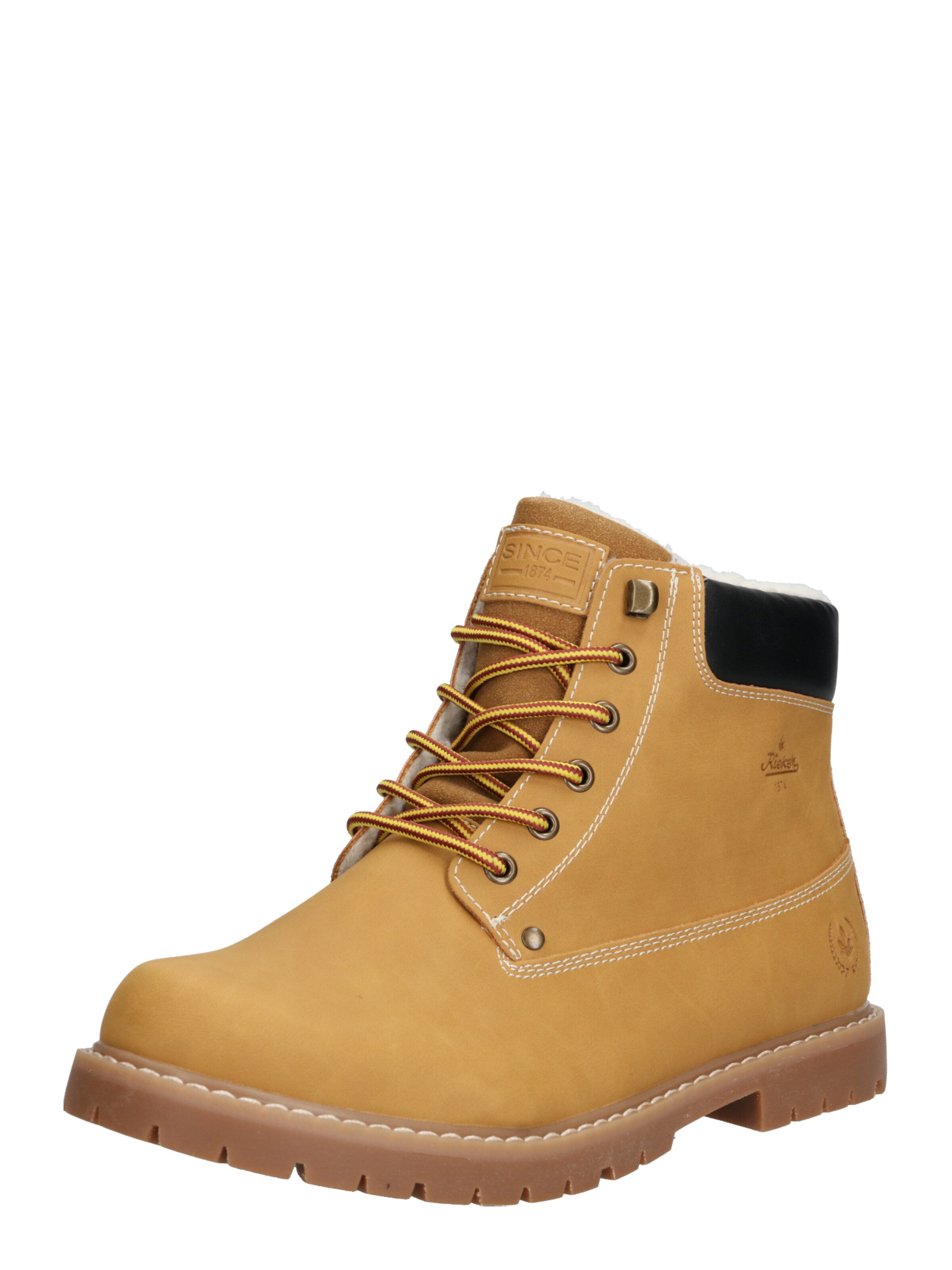 RIEKER - Veterboots in de kleur Mosterd