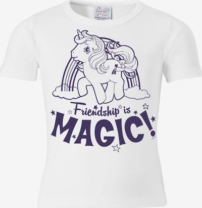 LOGOSHIRT Shirt 'My Little Pony' in de kleur Donkerlila / Wit, Productweergave