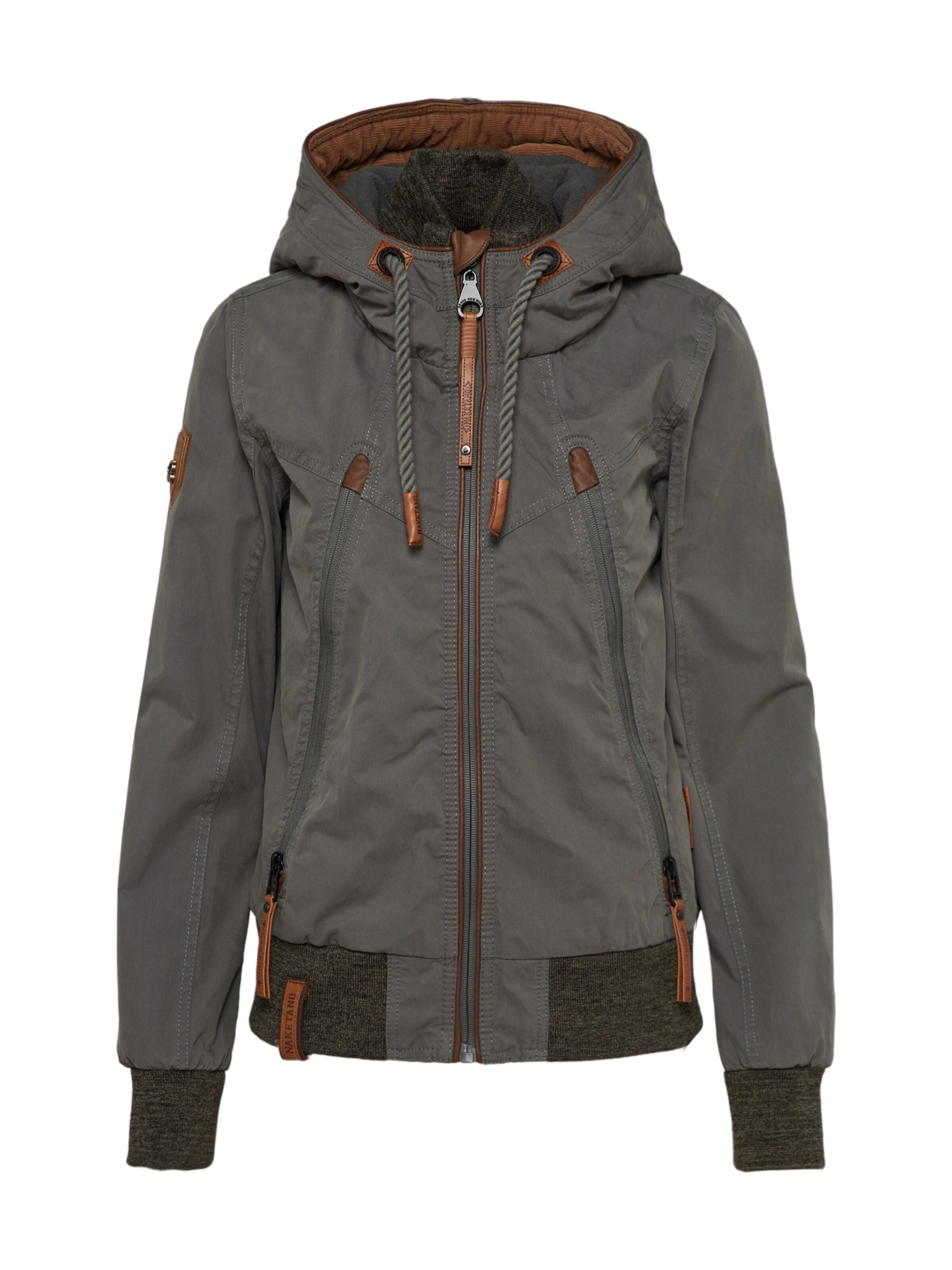 naketano - Tussenjas in de kleur Roestbruin