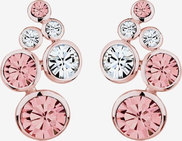 Boucles d'oreilles ELLI en rose : devant