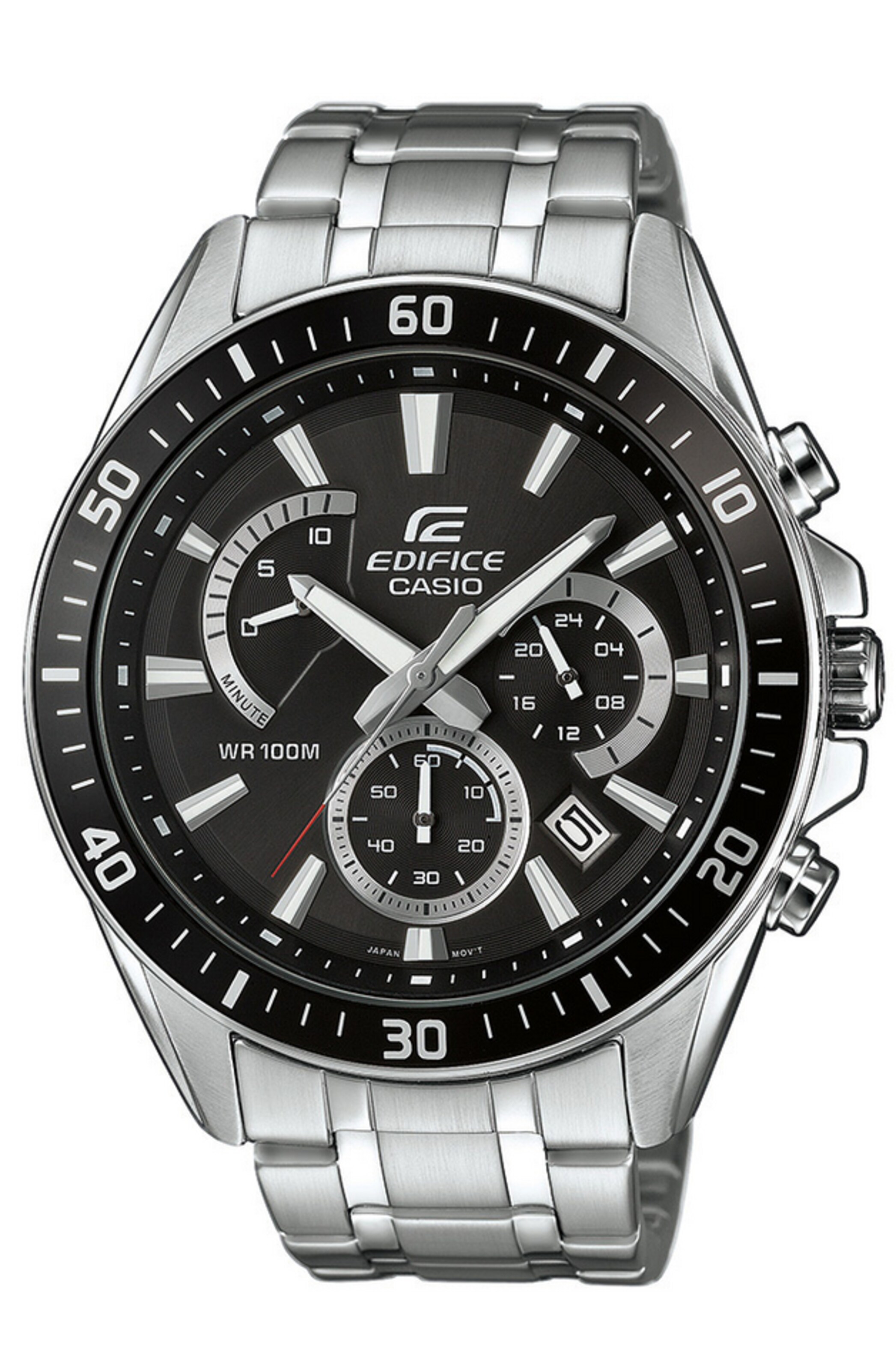 CASIO Analoguhr 'EFR-552D-1AVUEF' in Silber: Vorderseite