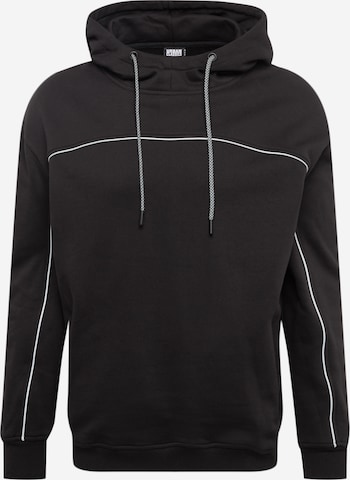 Sweat-shirt Urban Classics en noir : devant