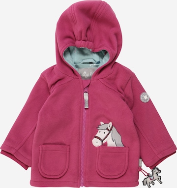 SIGIKID Regular fit Fleece jas in Roze: voorkant